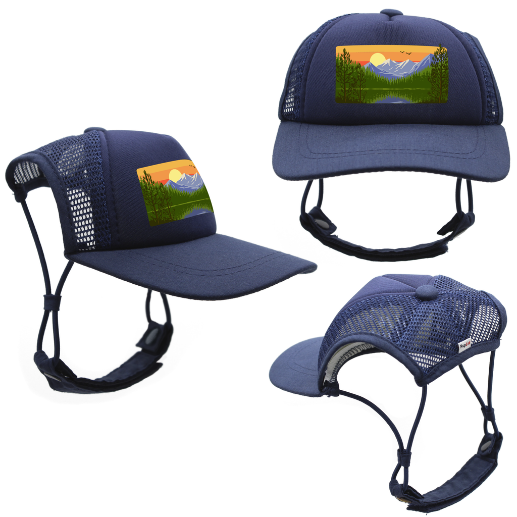 Mountain Lake Standard Lake Tahoe | Trucker Hat for Dogs - Dog.Dog.Cat.