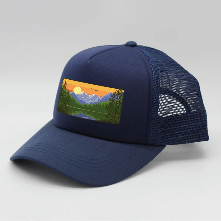 Mountain Lake Standard Lake Tahoe | Trucker Hat for Dogs - Dog.Dog.Cat.