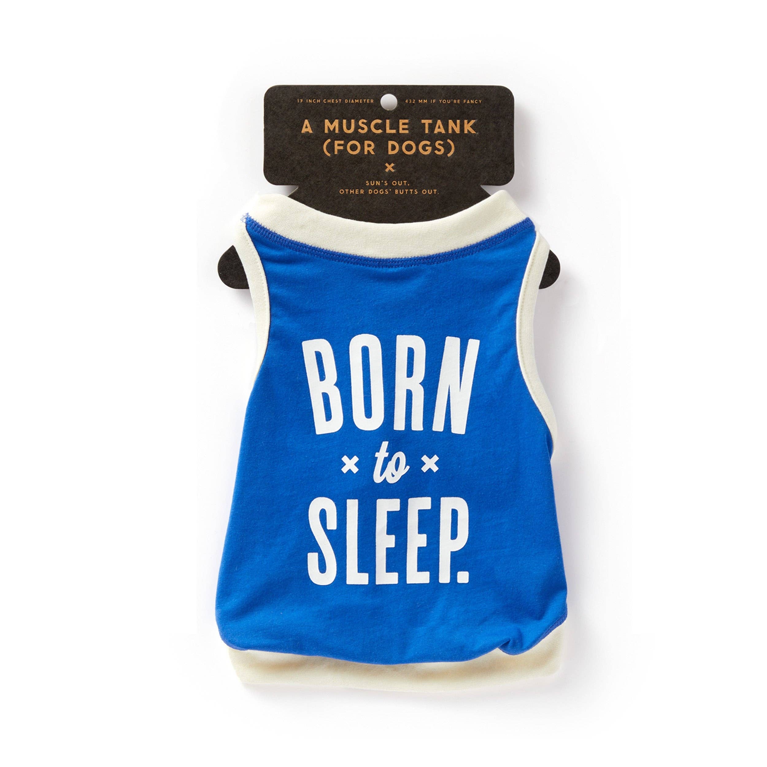 Brass Monkey - Born To Sleep Dog Tank - Dog.Dog.Cat.