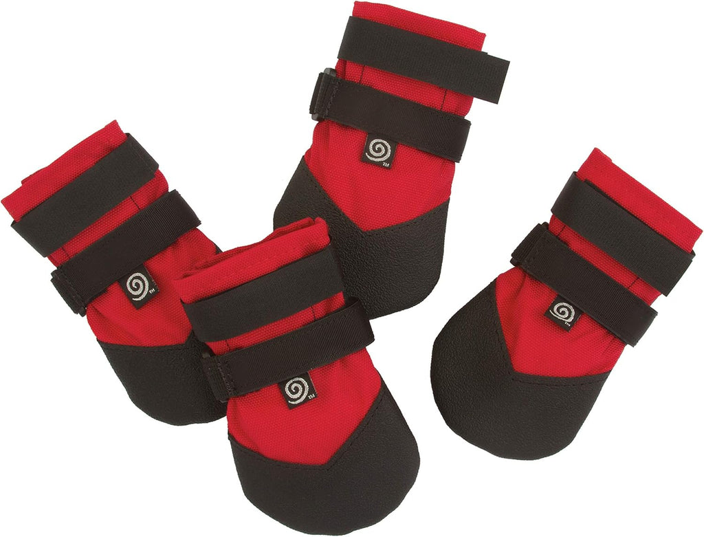 Ultra Paws Dog Boot (4 boots) - Durable Red - Dog.Dog.Cat.