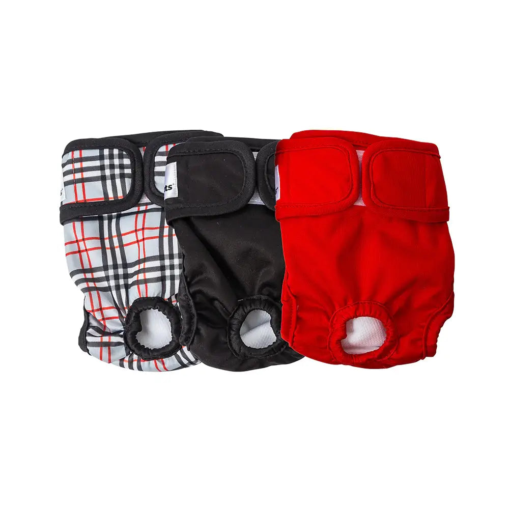 Pet Parents® - Dog Diapers (3-Pack) + Extendrs®, Washable Dog Diapers - Dog.Dog.Cat.