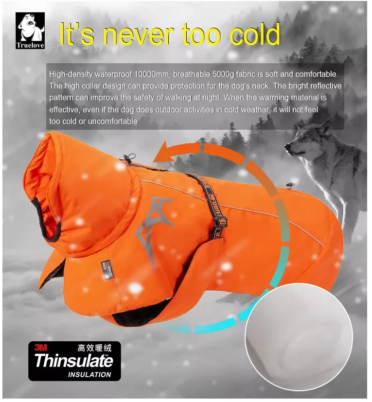 Truelove Waterproof Reflective Dog Winter Coat TLG2372 - Dog.Dog.Cat.
