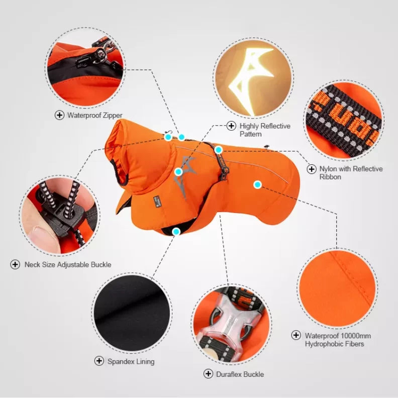 Truelove Waterproof Reflective Dog Winter Coat TLG2372 - Dog.Dog.Cat.