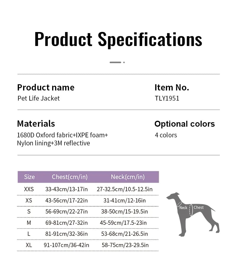TrueLove Life Vest TLY1951 - Dog.Dog.Cat.