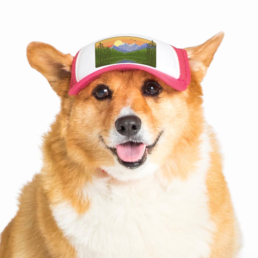 Mountain Lake Standard Lake Tahoe | Trucker Hat for Dogs - Dog.Dog.Cat.